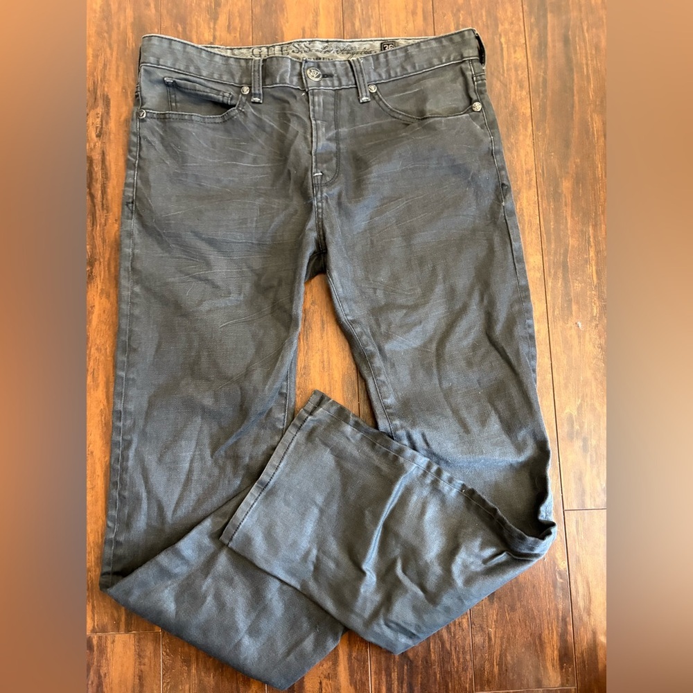 Guess Premium Men's Dark Gray Straight Jeans